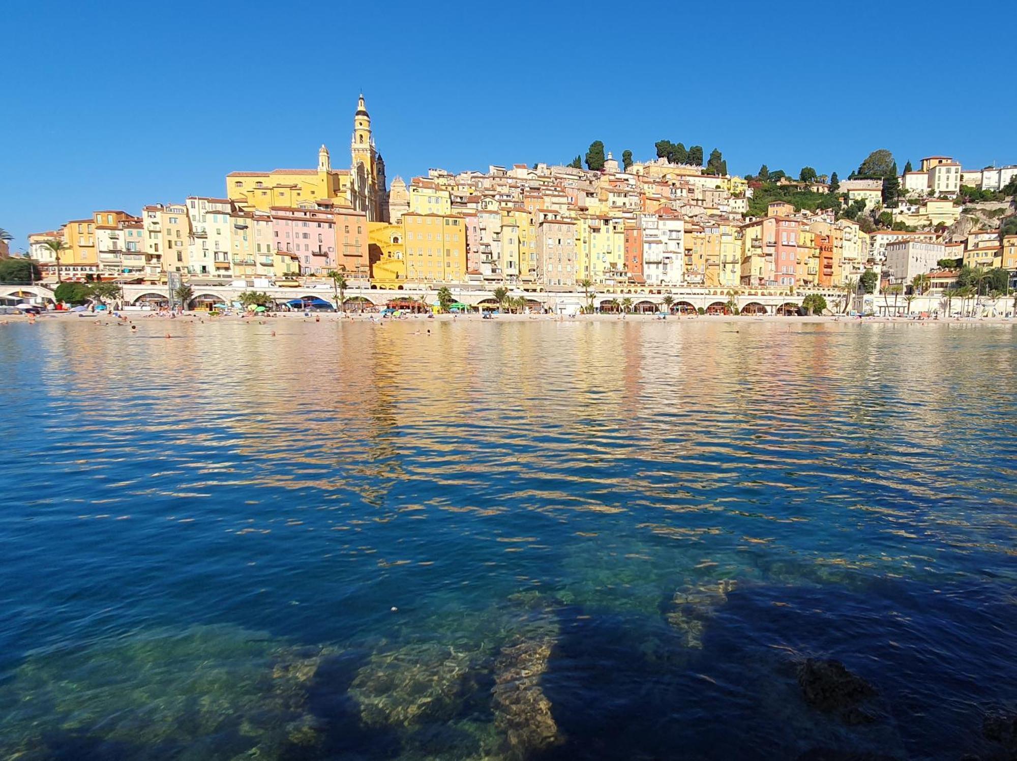 Menton # Monaco - F1 Gp - 4 Persons - Sea View - New - Parking - Clim - Premium - Beach And Sun Luaran gambar